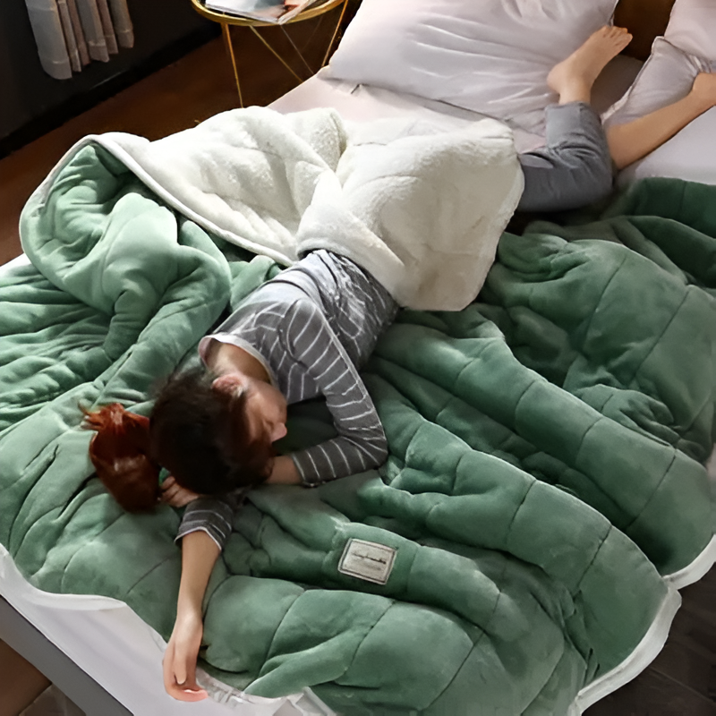 Maliben | Luxury Fleece Blanket Super Soft Warm And Cozy High Quality Materials