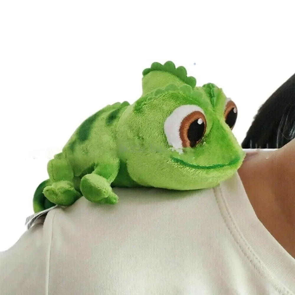 Maliben | Chameocuddle | Cuddle Friend FOr Your Shoulder - Green Chameleon Plush Animal Pillow For Home or Office