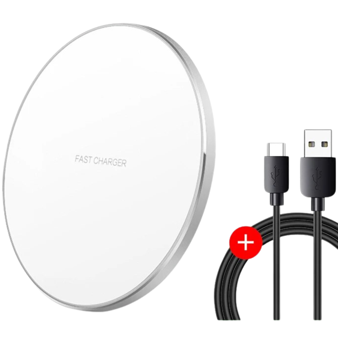 Maliben | 30w Fast Wireless Charging Pad | Premium Usb C Charging Cable Magsafe Charger For Apple Iphone, Samsung & Android - Fast Wireless Charging Pad