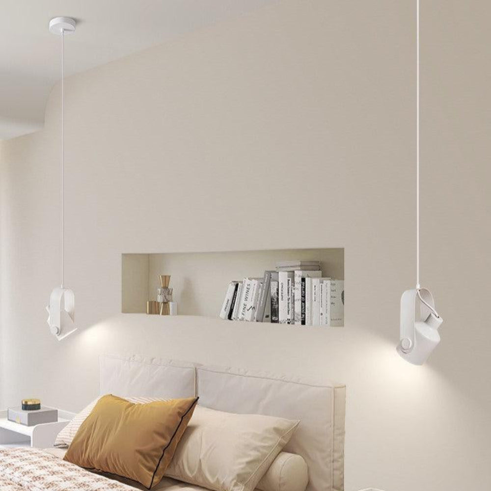 Maliben | Scandinavian Pendant Lamp Wood Look Metal Minimalist Design