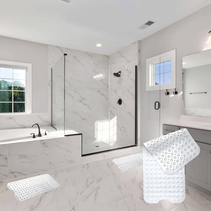 Maliben | SafeMat - Non-Slip Bath mat With Suction Cups