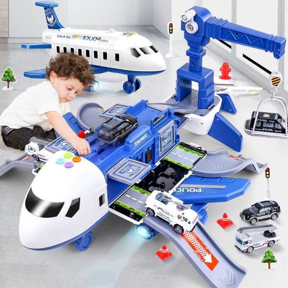 Maliben | Skyquest Adventure Airplay Set – Educational Airplane And Vehicle Toy For Children