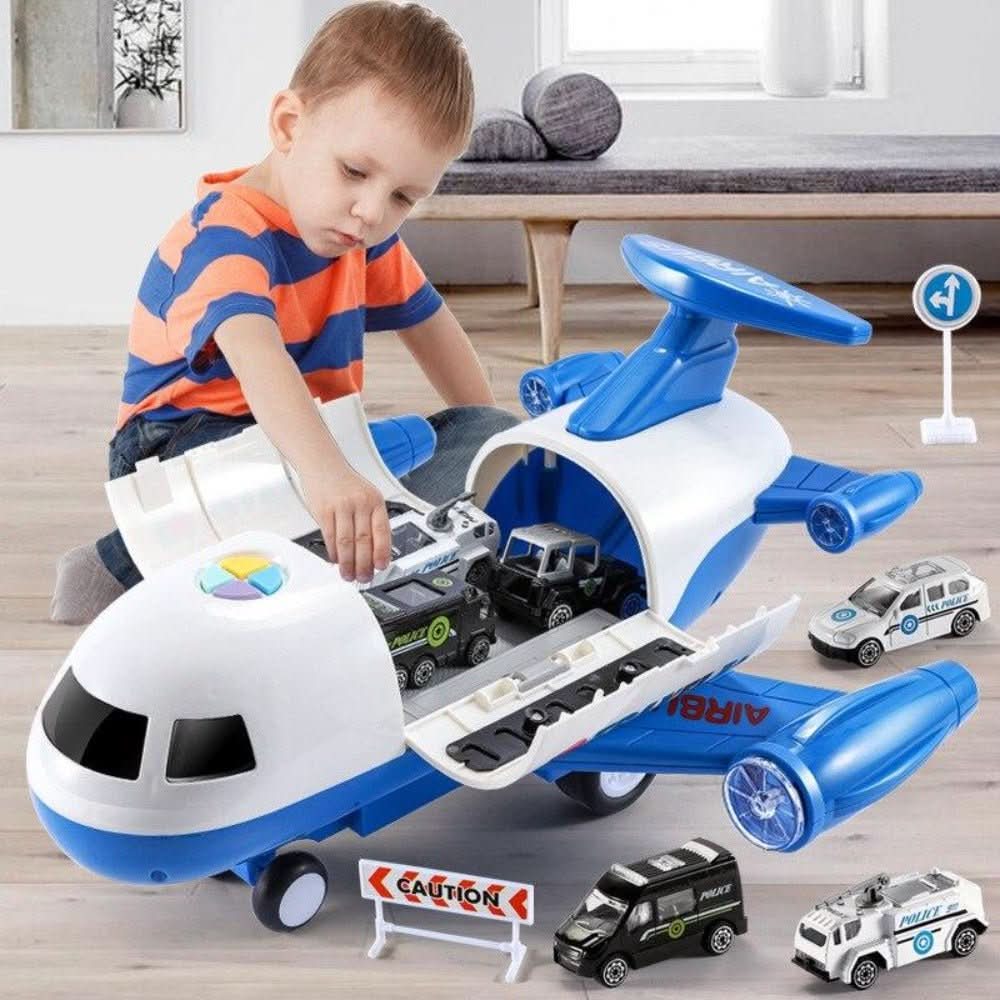 Maliben | Skyquest Adventure Airplay Set – Educational Airplane And Vehicle Toy For Children