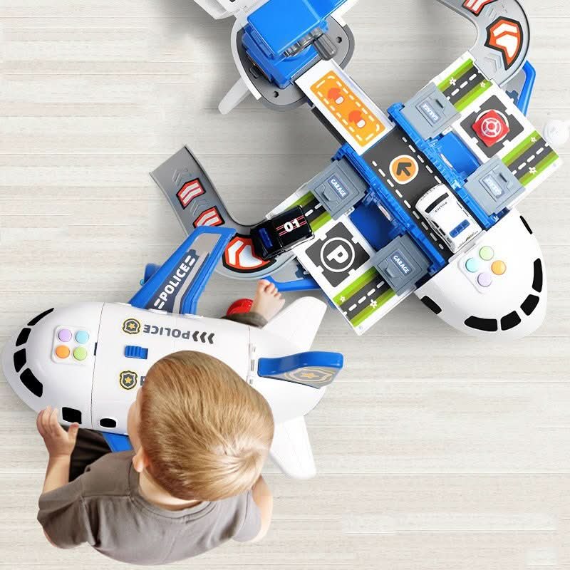 Maliben | Skyquest Adventure Airplay Set – Educational Airplane And Vehicle Toy For Children