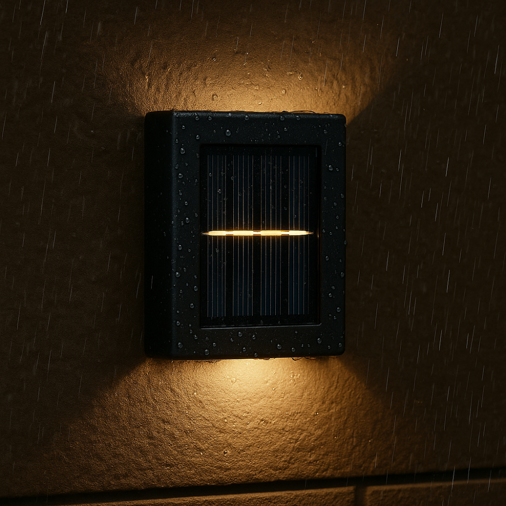 Maliben | Solarglow Luxe Solar Wall Lamps – Wireless, Stylish & Ready For Sultry Evenings
