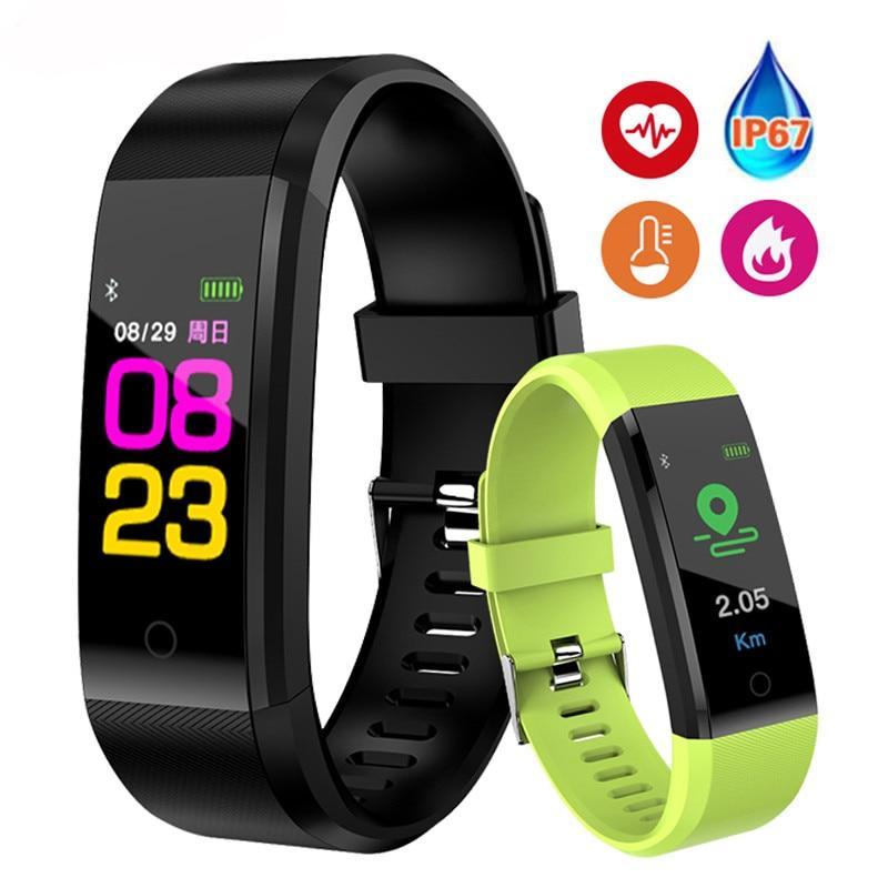 Maliben | Sports Smart Band Heart Rate Fitness Tracker Smart Bracelet Waterproof Smartband Blood Pressure Smart Wristband Smart Watch Men