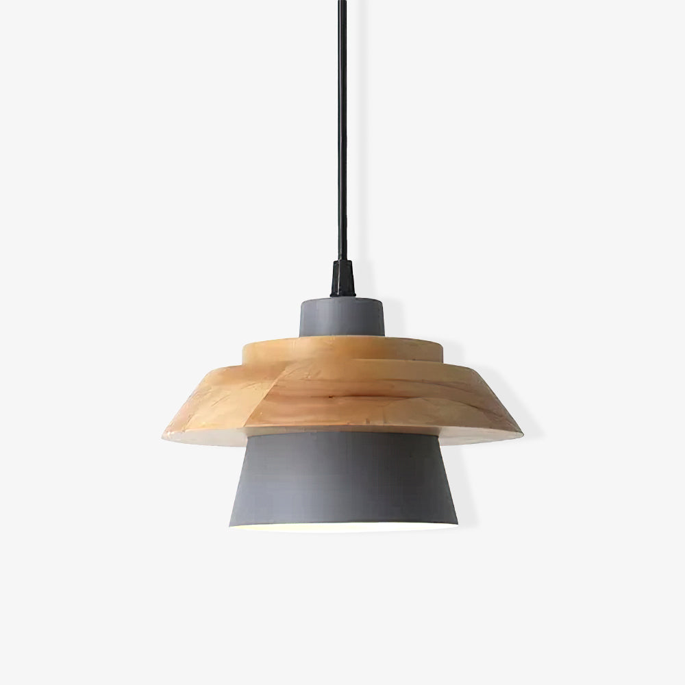 Maliben | Nordicmacaron Luxury Ceiling Lamp - Scandinavian Design With Wooden Finish