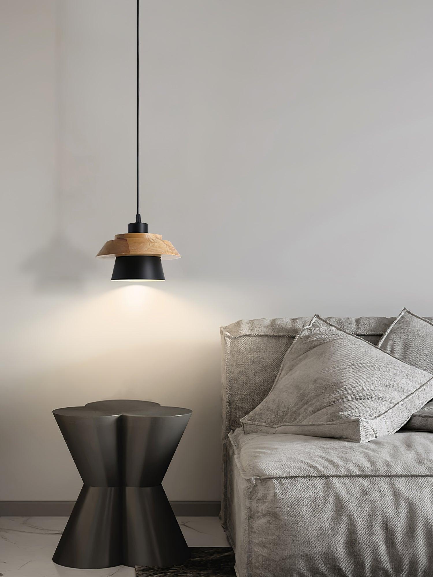 Maliben | Nordicmacaron Luxury Ceiling Lamp - Scandinavian Design With Wooden Finish