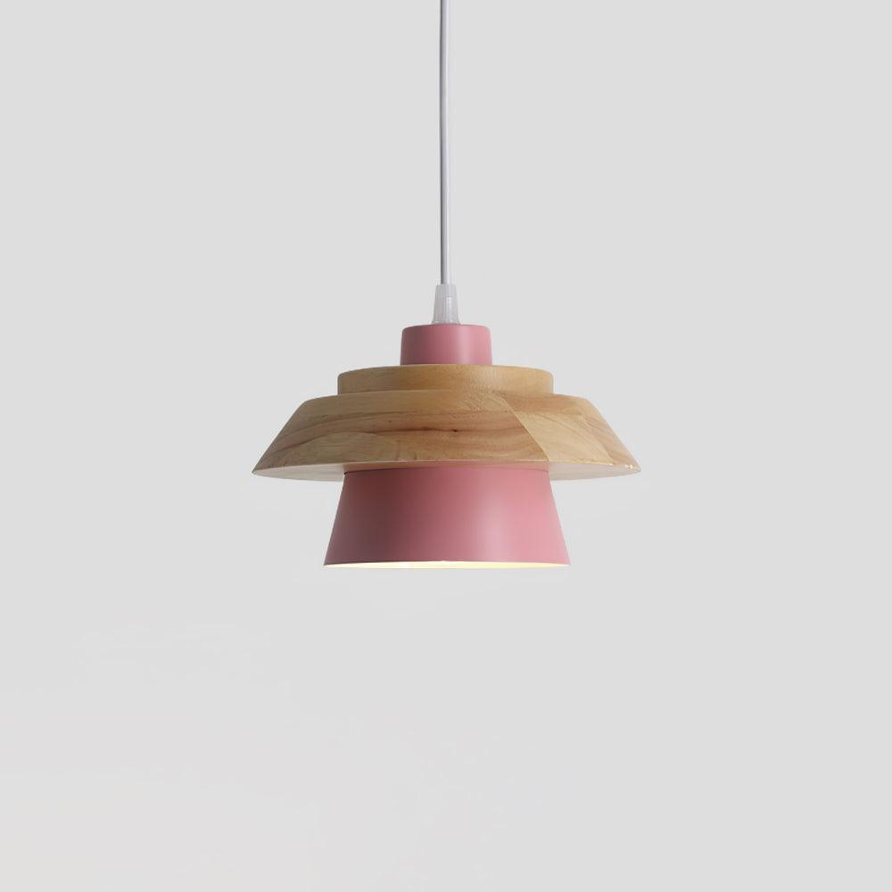 Maliben | Nordicmacaron Luxury Ceiling Lamp - Scandinavian Design With Wooden Finish