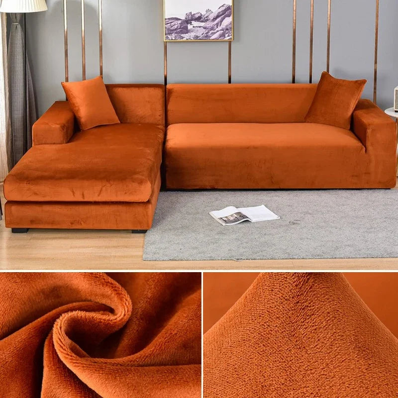 Maliben | Luxury Stretch-Velvet Sofa Cover – Stylish Protection for Any Sofa