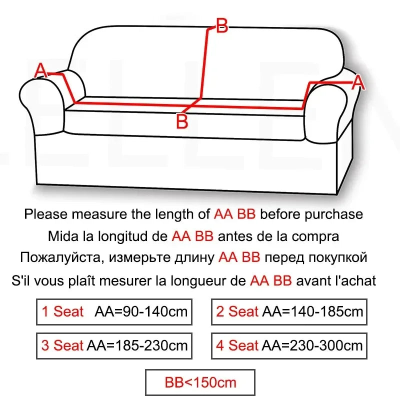 Maliben | Luxury Stretch-Velvet Sofa Cover – Stylish Protection for Any Sofa
