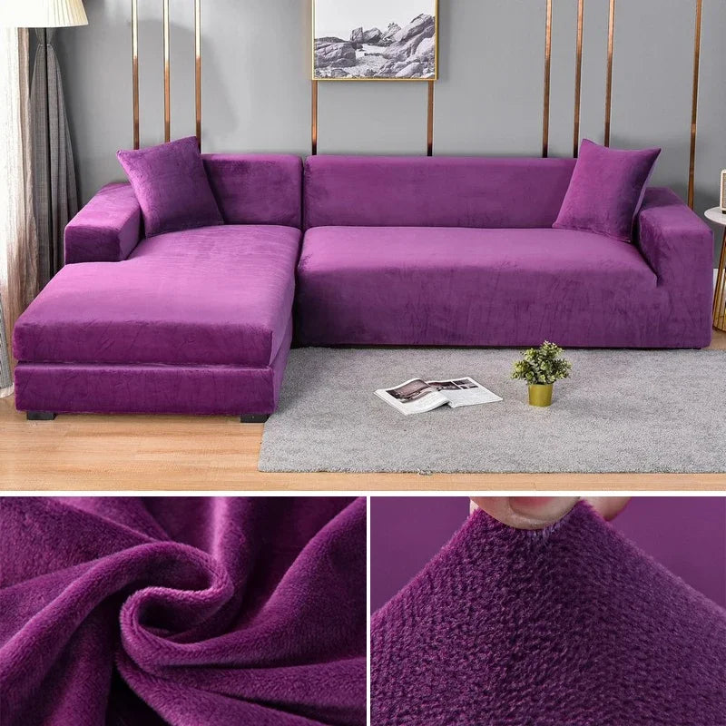 Maliben | Luxury Stretch-Velvet Sofa Cover – Stylish Protection for Any Sofa