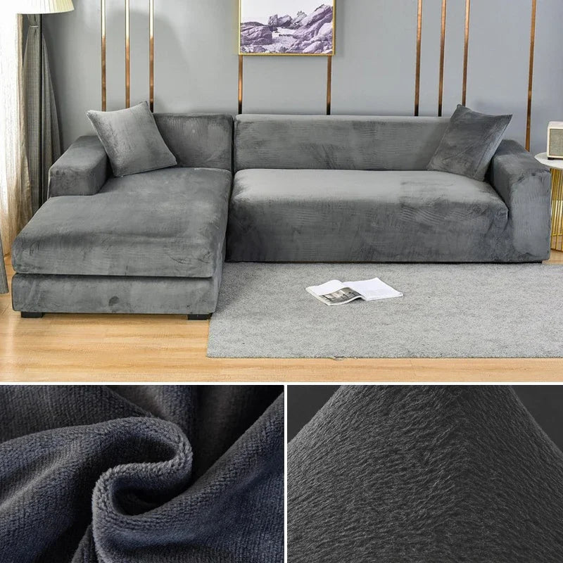 Maliben | Luxury Stretch-Velvet Sofa Cover – Stylish Protection for Any Sofa