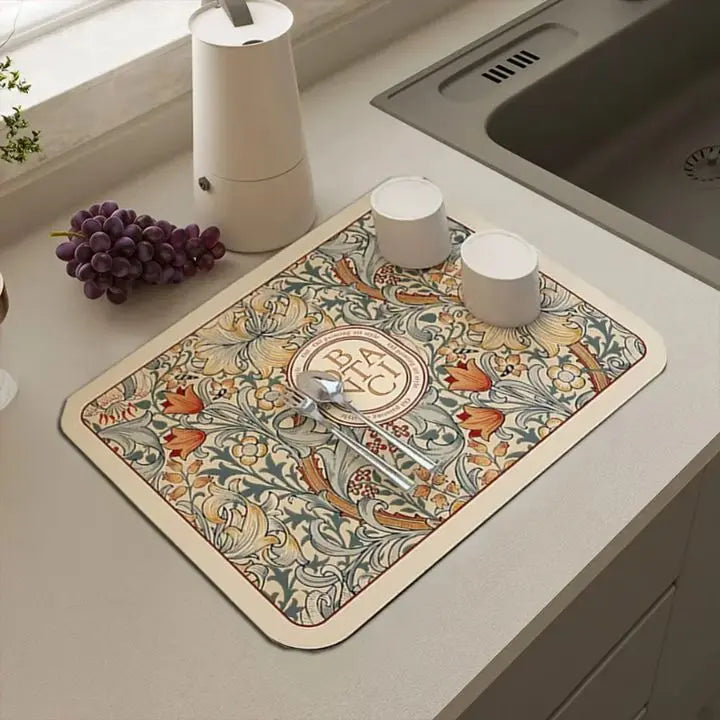 Maliben | Super Absorbent Drip Mat – Non-Slip And Quick-Drying