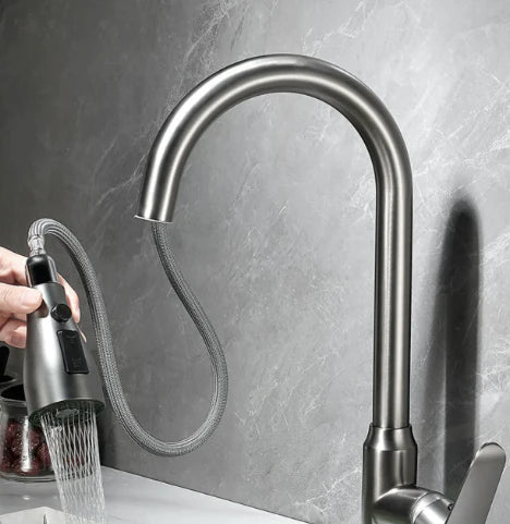 Maliben | Swiftflow Modern Faucet Pull-Out Spray Sensor