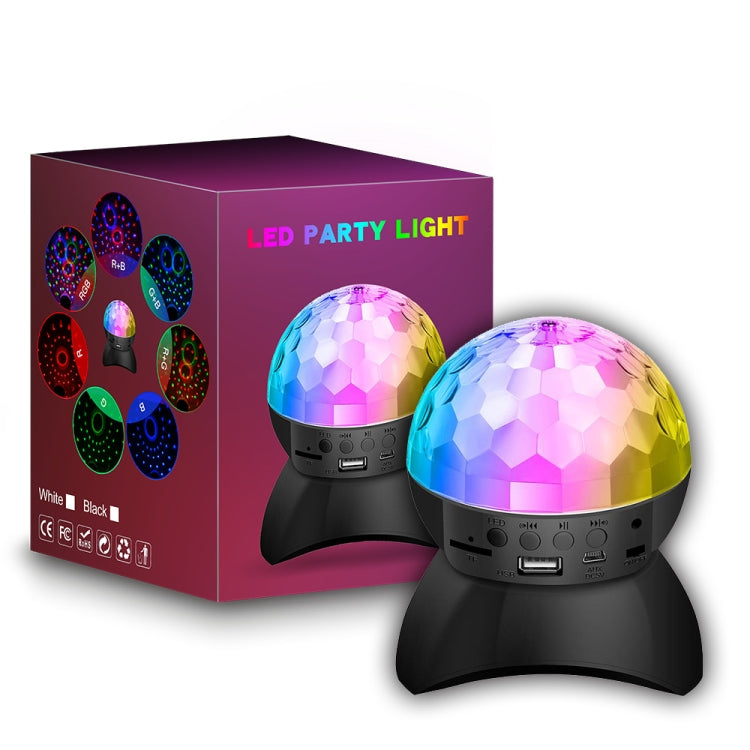Maliben | Home Led Magic Ball Lights Bounce Ambient Lamps Room Sound Lights Balls, Color: Charging Model Black (Rgb Colored 5w)