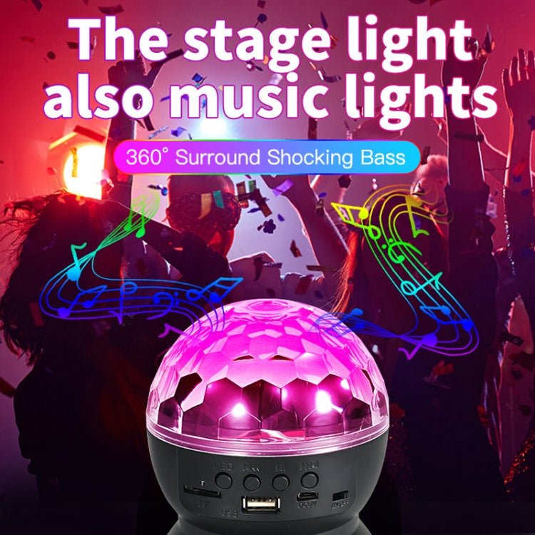 Maliben | Home Led Magic Ball Lights Bounce Ambient Lamps Room Sound Lights Balls, Color: Charging Model Black (Rgb Colored 5w)