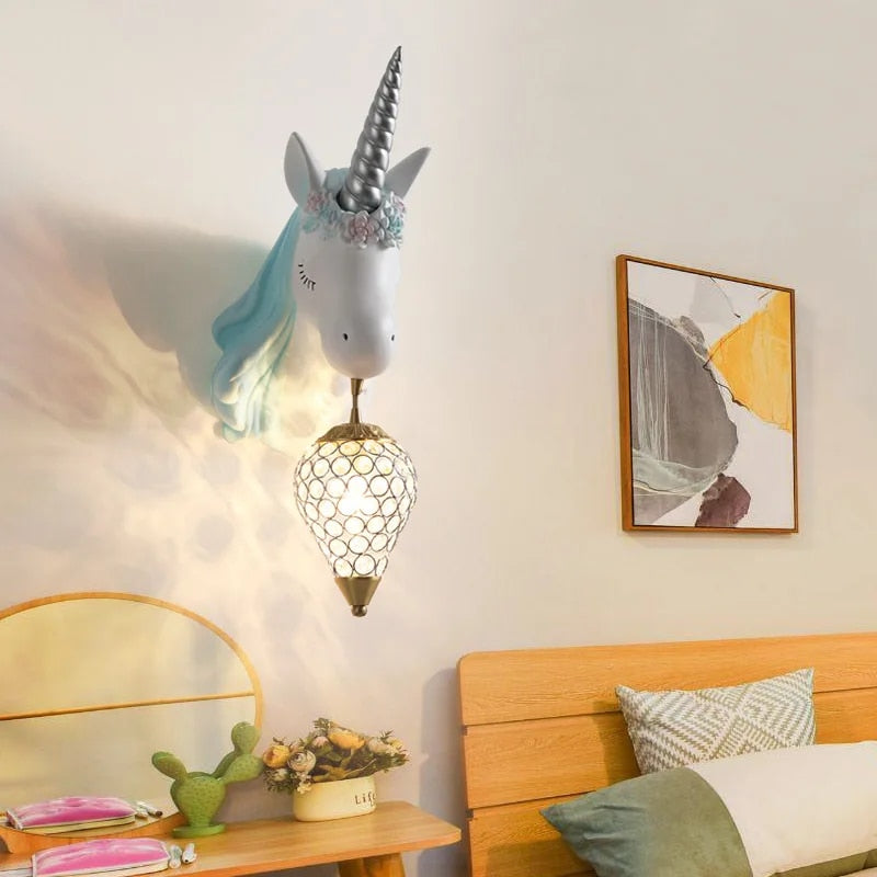 Maliben | Magical Unicorn Wall Lamp For Children – Playful & Warm Light