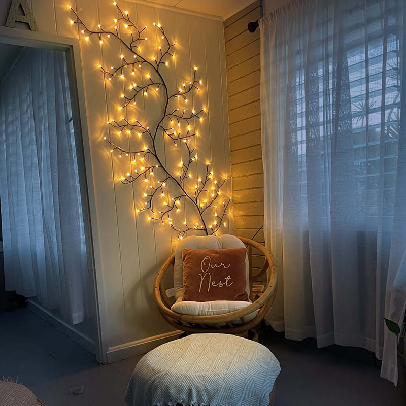 MAliben | Glitter Tree Lighting - Sparkling Decorative Tree For a Magical Atmosphere