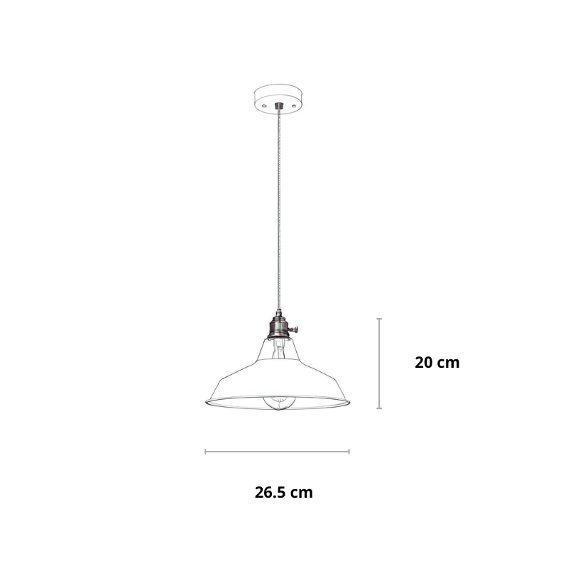 Maliben | Colored Retro Pendant Lamp