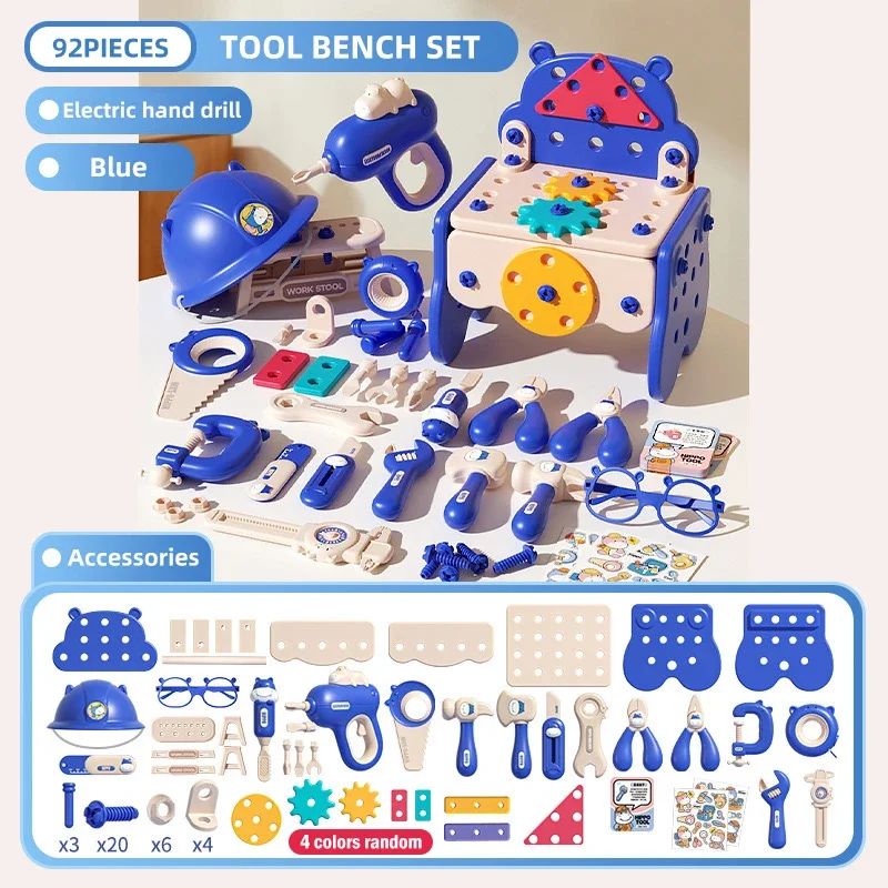 Maliben | Toolmaster | Kids Tool Box | Creative 3-In-1 Playset