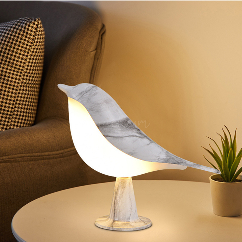 Maliben | Rechargeable Led Night Light With Touch Sensor And Creative Bird Design