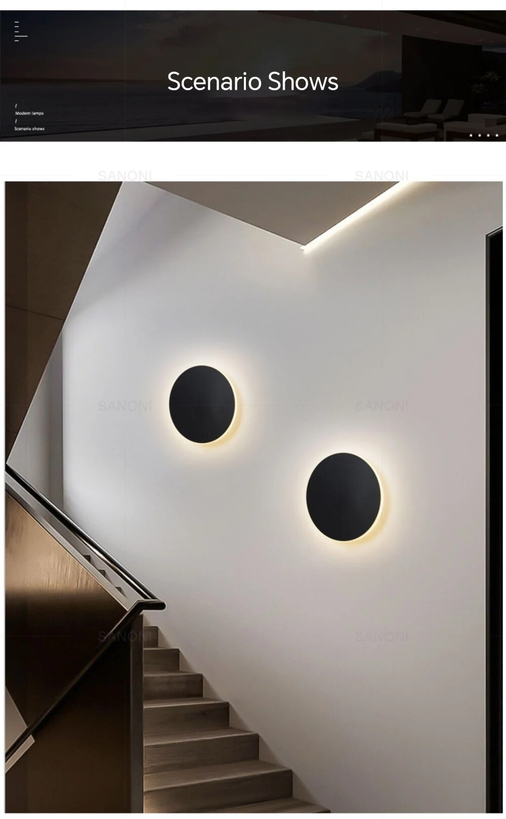 Maliben | Led Wall Light Round