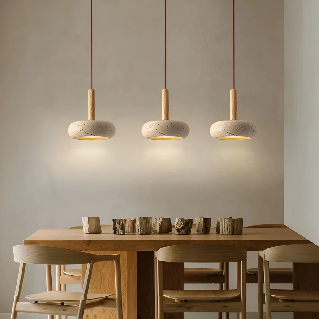 Maliben | Led Retro Japanese Ceiling Lamp - Tranquilhalo