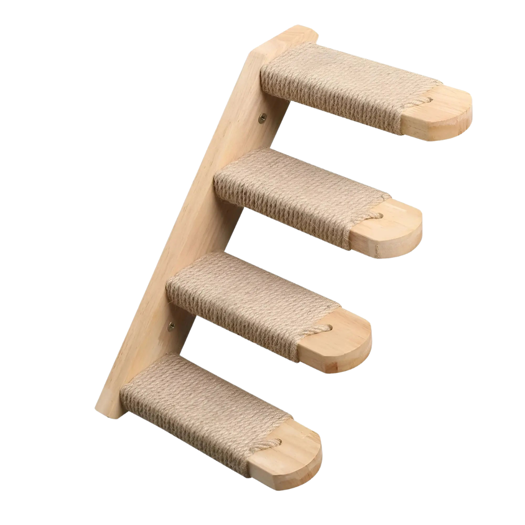 Maliben | Wall Climbing Shelf For Cats With Scratching Post - Climbpaws