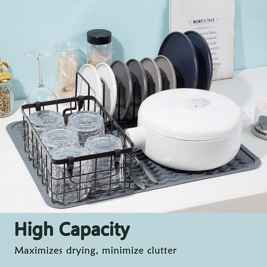 Maliben | Küchenwella Silicone Kitchen Mat | Heat Resistant & Non-Slip | Dish Mat, RefrigeraTor & Drawer Liner | Bpa-Free & Easy to Clean