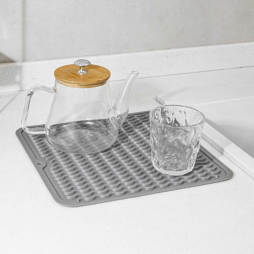Maliben | Küchenwella Silicone Kitchen Mat | Heat Resistant & Non-Slip | Dish Mat, RefrigeraTor & Drawer Liner | Bpa-Free & Easy to Clean