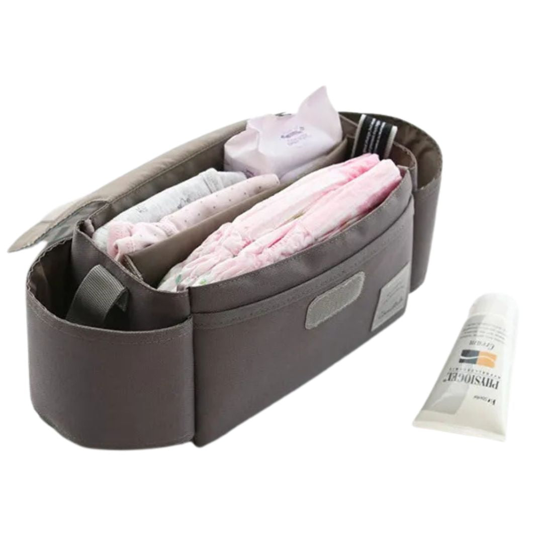 Maliben | Stroller Organizer Diaper Bag – Compact Bag With Cup Holder