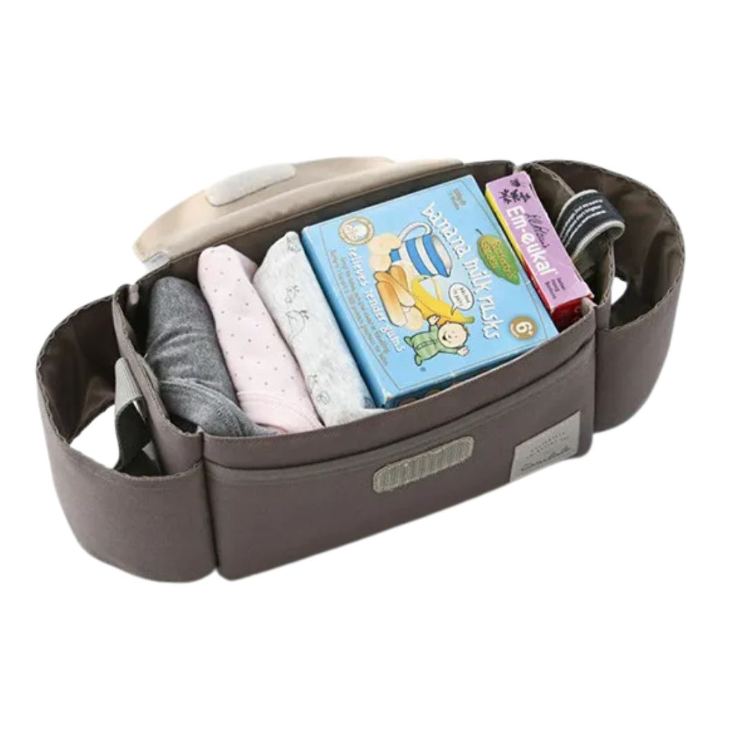 Maliben | Stroller Organizer Diaper Bag – Compact Bag With Cup Holder