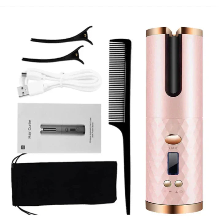 Maliben | Perfectcurl Automatic Curling Styler | Cordless And Rechargeable For Perfect Curls