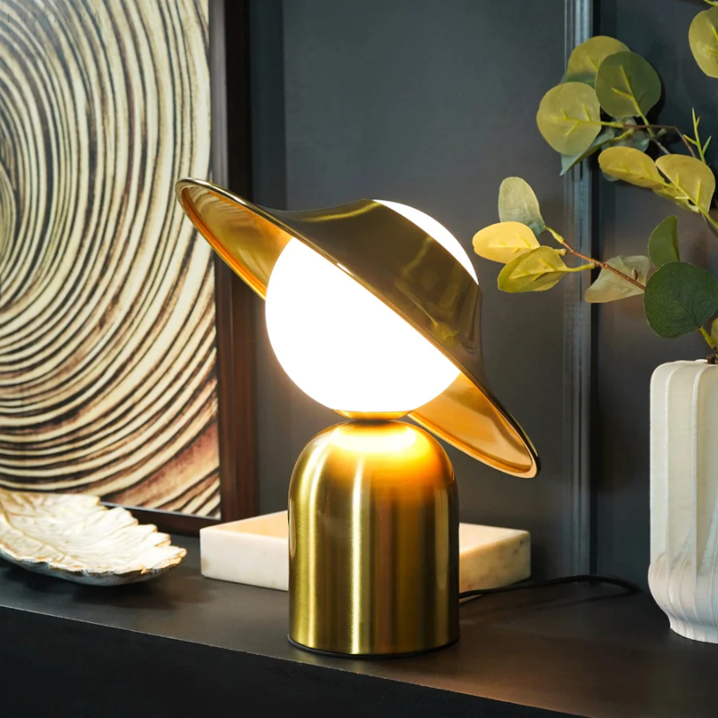 Maliben | Luxury Metal Table Lamp - Goldaura