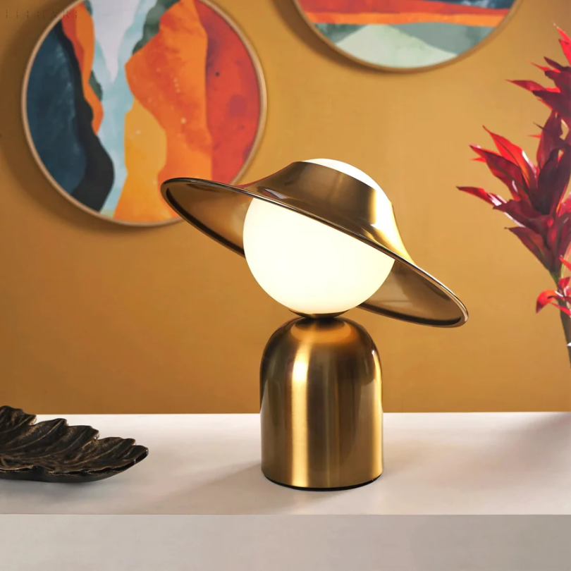 Maliben | Luxury Metal Table Lamp - Goldaura
