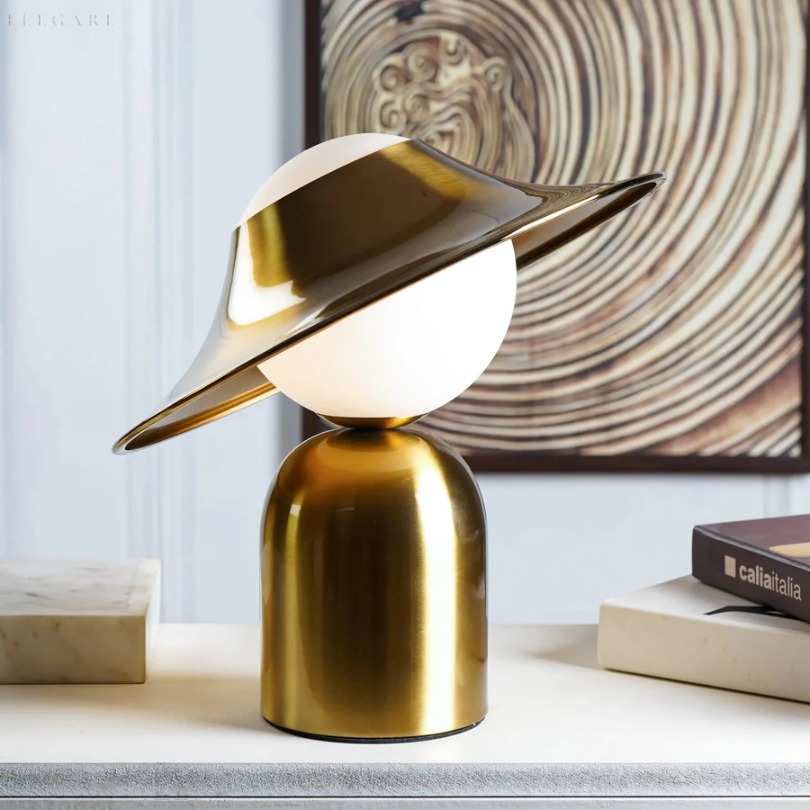 Maliben | Luxury Metal Table Lamp - Goldaura