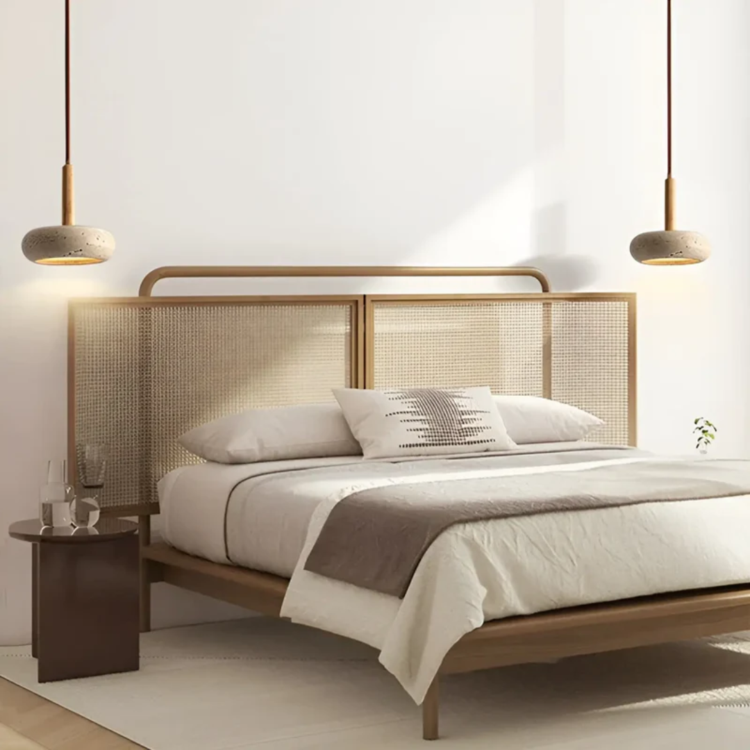 Maliben | Led Retro Japanese Ceiling Lamp - Tranquilhalo