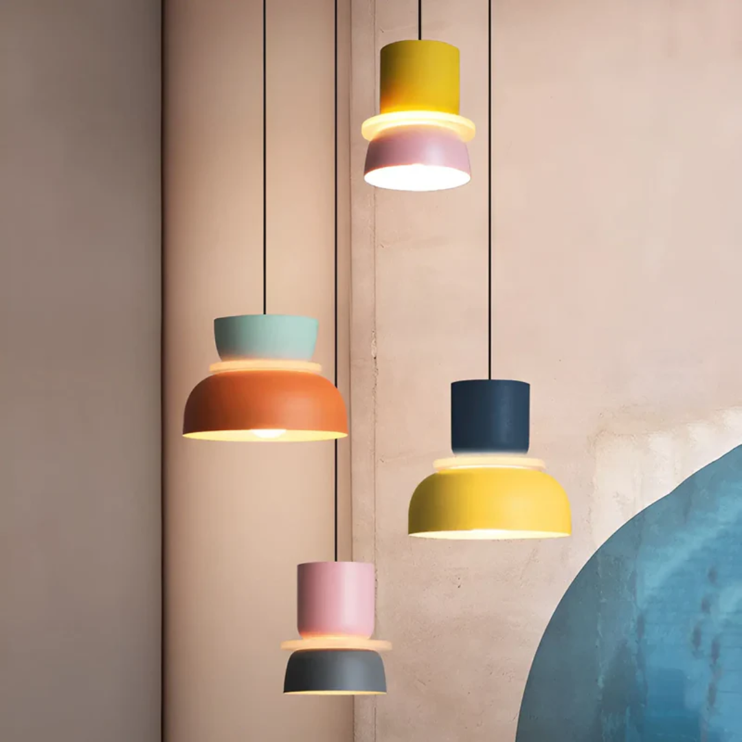 Maliben | Colorful And Trendy Macaron Led Pendant Lamp - Vividglow
