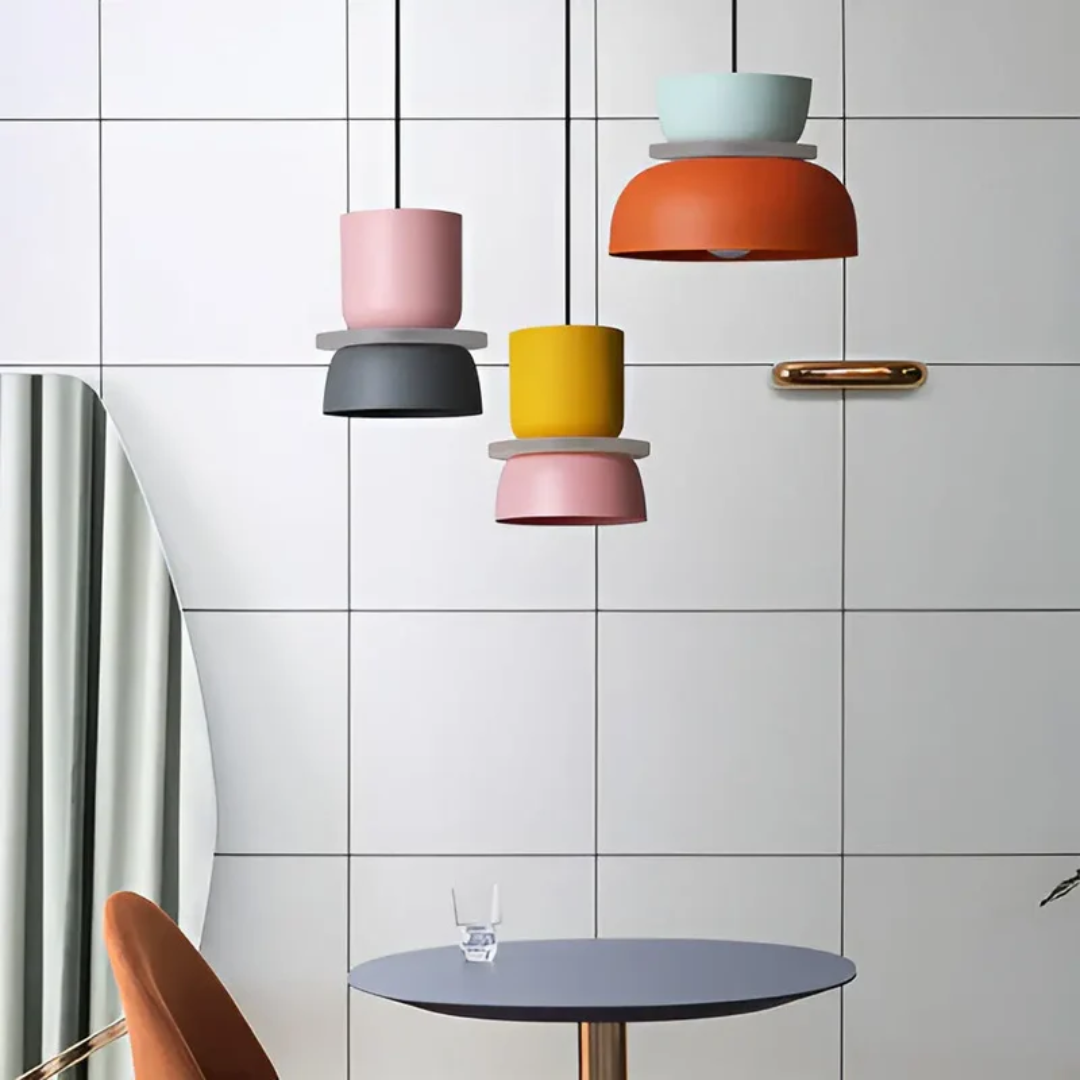 Maliben | Colorful And Trendy Macaron Led Pendant Lamp - Vividglow