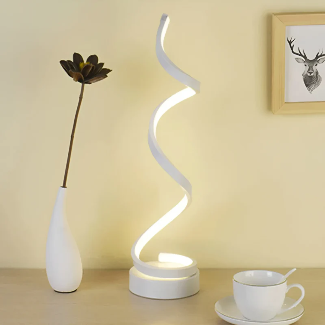 Maliben | Dimmable Modern Spiral Table Lamp - Lumaspiral