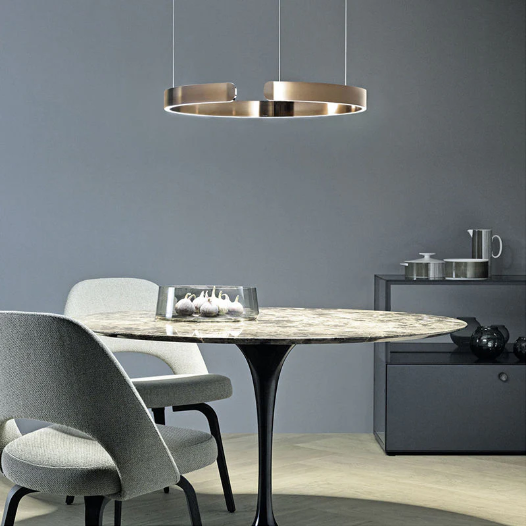 Maliben | Modern Circle Led Pendant Light - Haloring