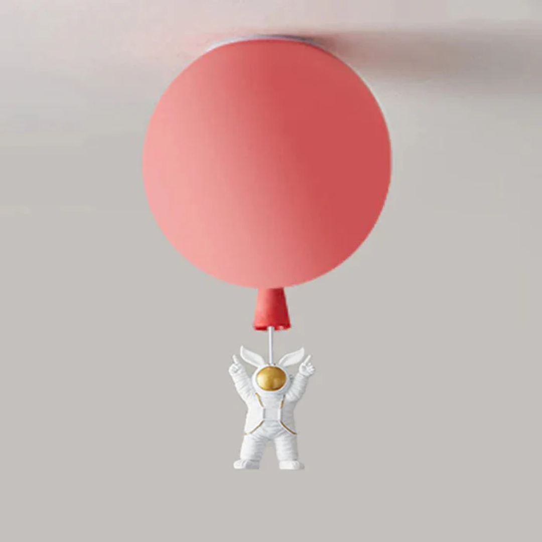 Maliben | Trendy Moon/Astronaut Kids Room Led Ceiling Lamp - Cosmoglow