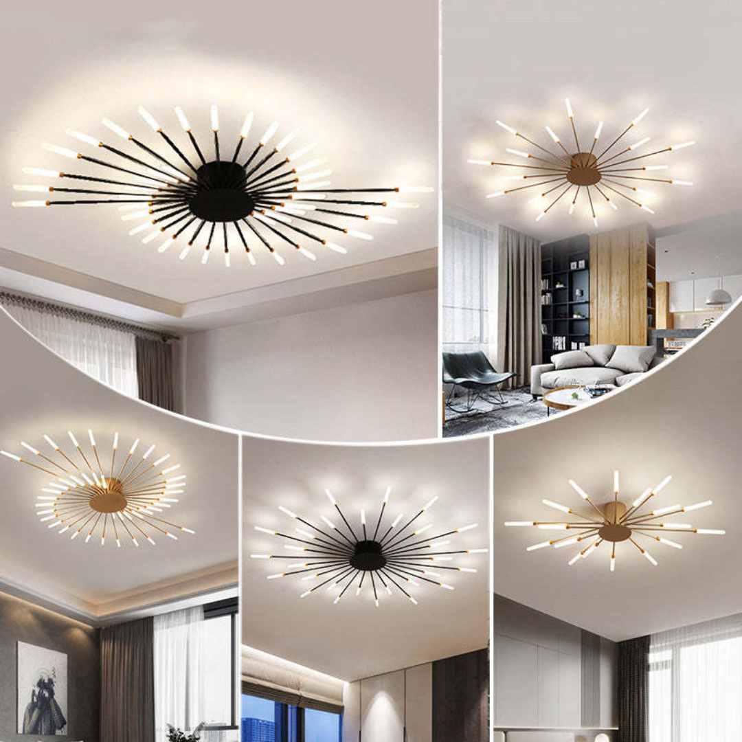 Maliben | Modern Large Led Ceiling Lamp - Lumenmax