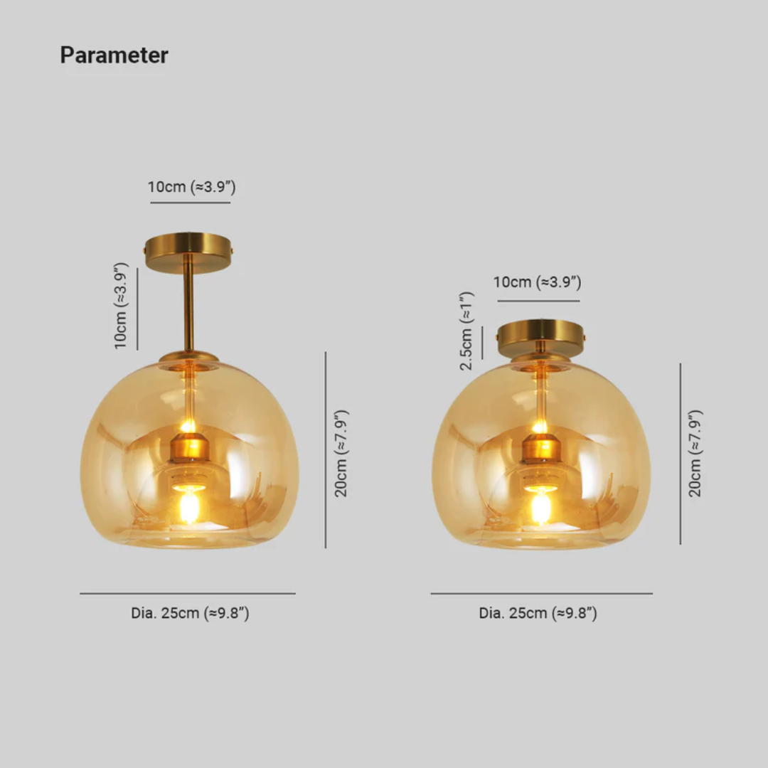 Maliben | Modern Round Led Ceiling Lamp - Aurelia