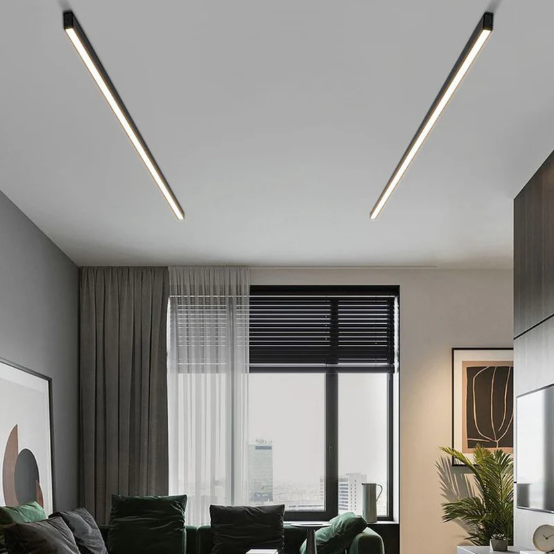 Maliben | Industrial Linear Led Ceiling Lamp - Stratum