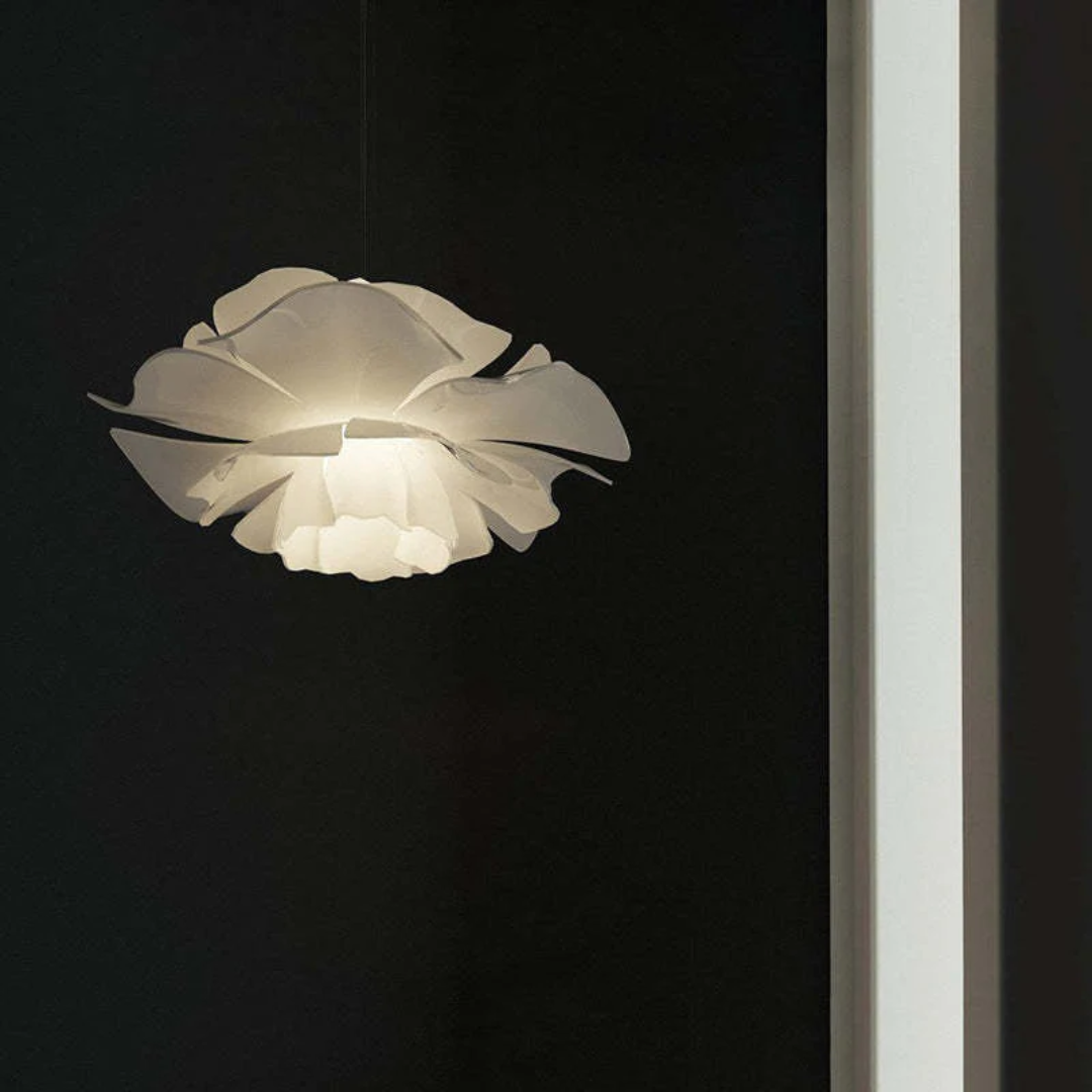 Maliben | Design Pendant Lamp Flower White Metal - Sophia