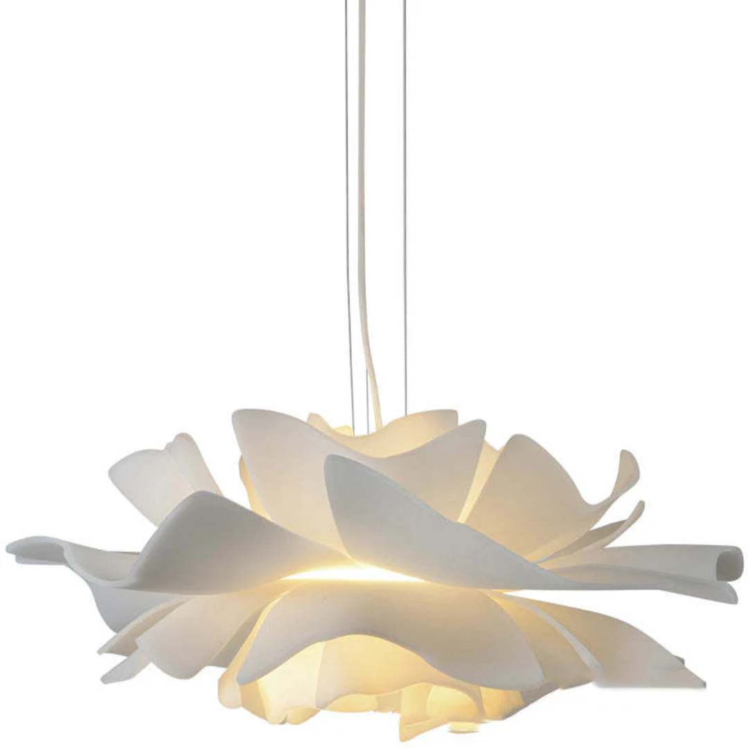 Maliben | Design Pendant Lamp Flower White Metal - Sophia