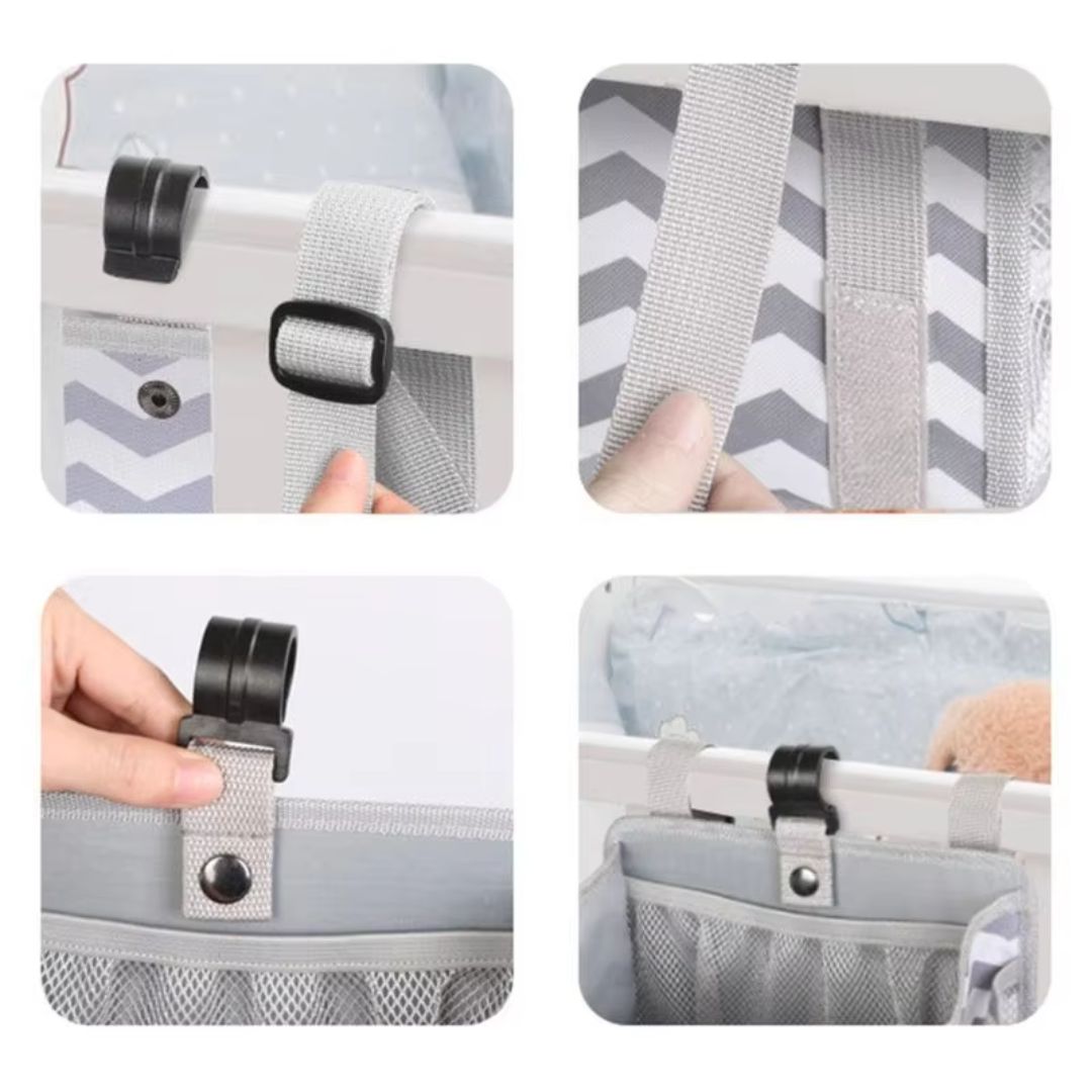 Maliben | Diaper Organizer For Crib – Hanging Changing Table Organizer