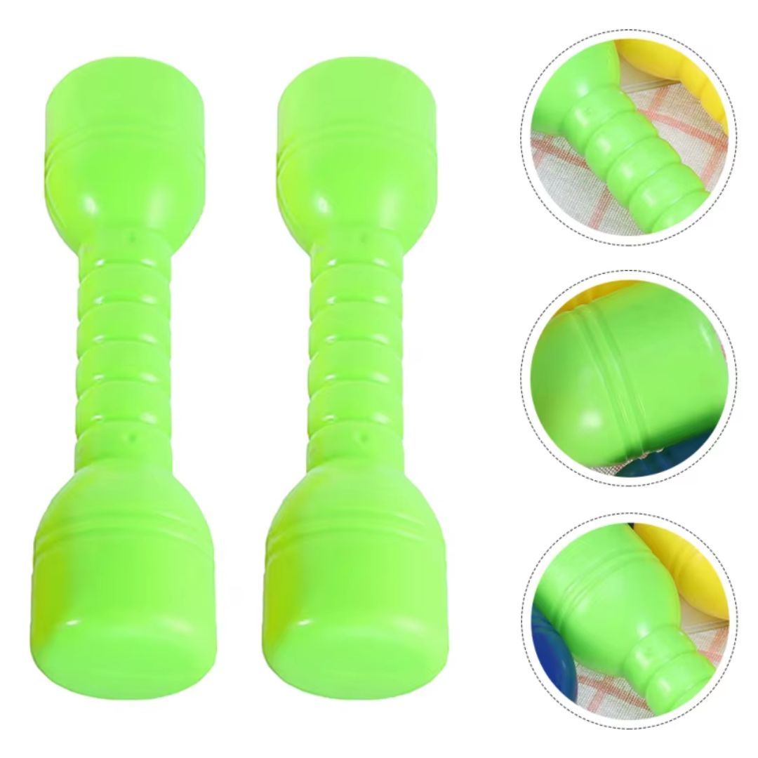 Maliben | Colorful Plastic Dumbbells For Kids – Lightweight Fitness Toy